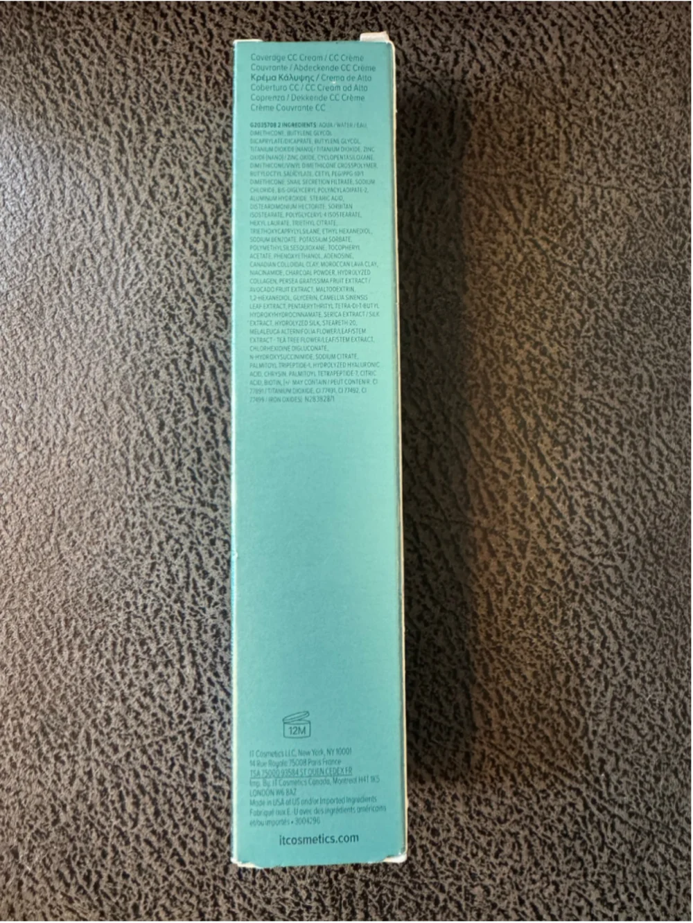 IT Cosmetics CC+ Oil-Free Matte Concealer SPF 40 “Light” - Brand New